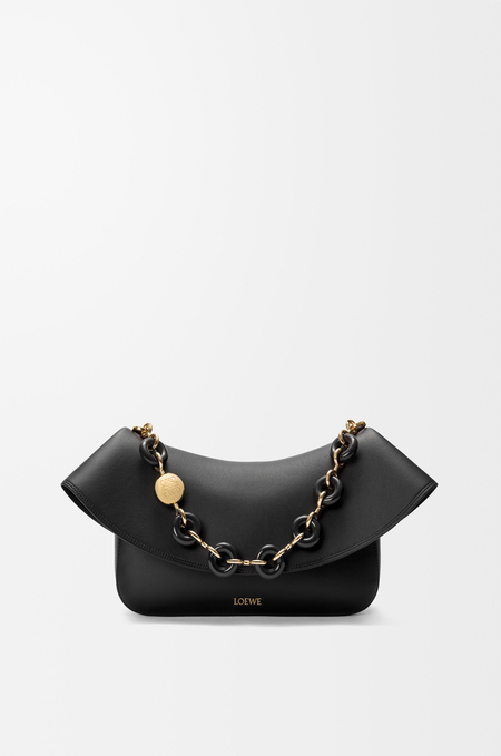 LOEWE Medium Ola bag in smooth calfskin Black
